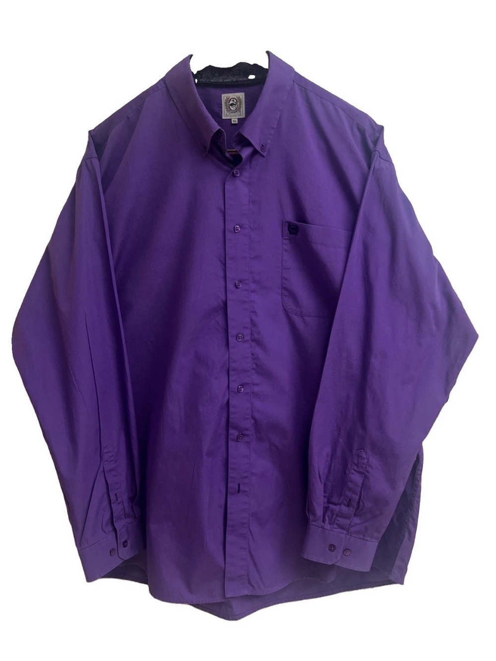 Cinch Mens XL Purple Western Shirt Long Sleeve Button Down Cotton